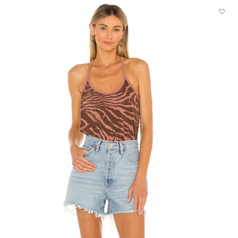 Michael Stars Zebra Racerback Tank - Picture 3 of 11